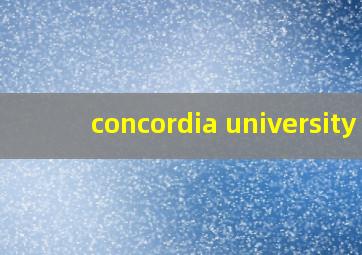 concordia university